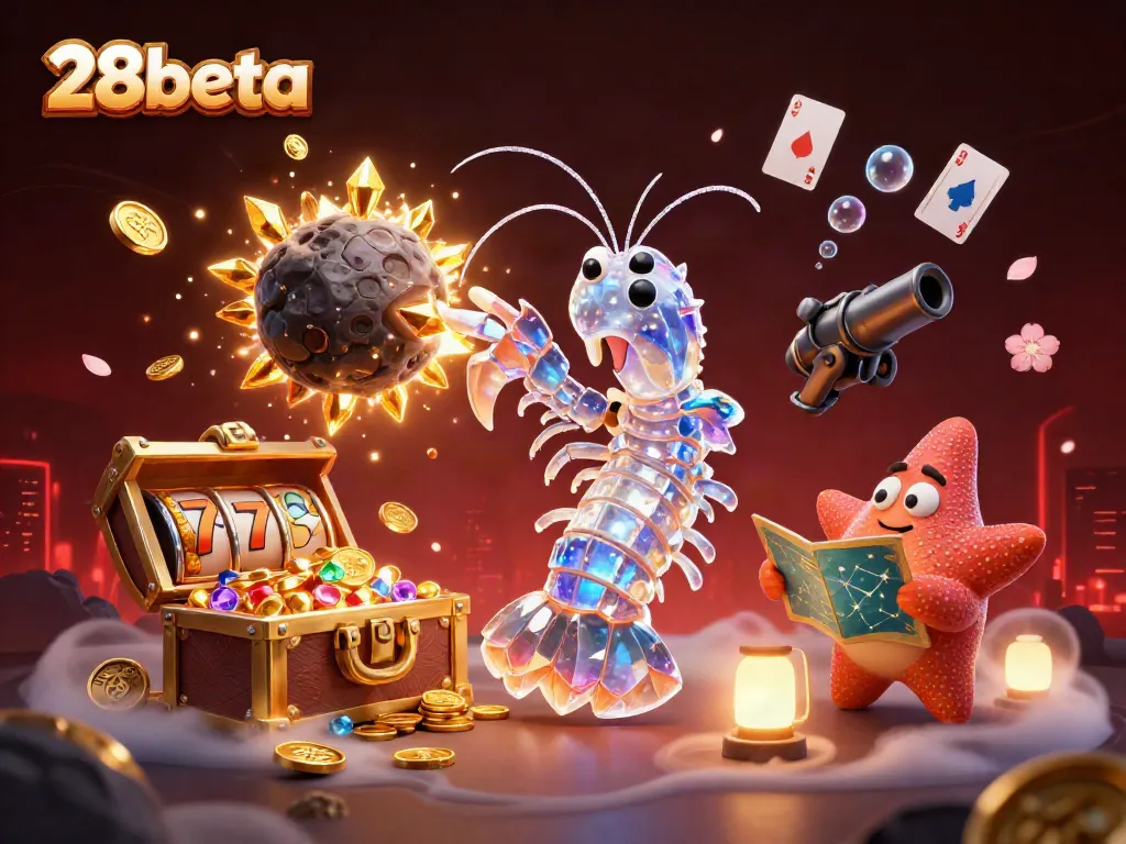 Experience thrilling gameplay at 28beta with vibrant casino elements exploding into action