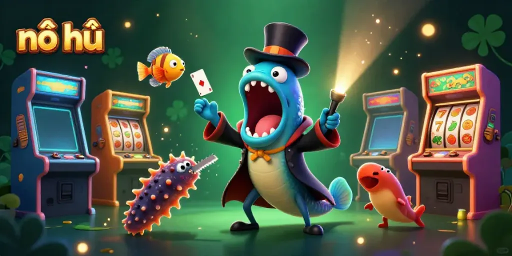 Engage with nổ hũ gameplay featuring exciting slot machines and magical underwater characters.