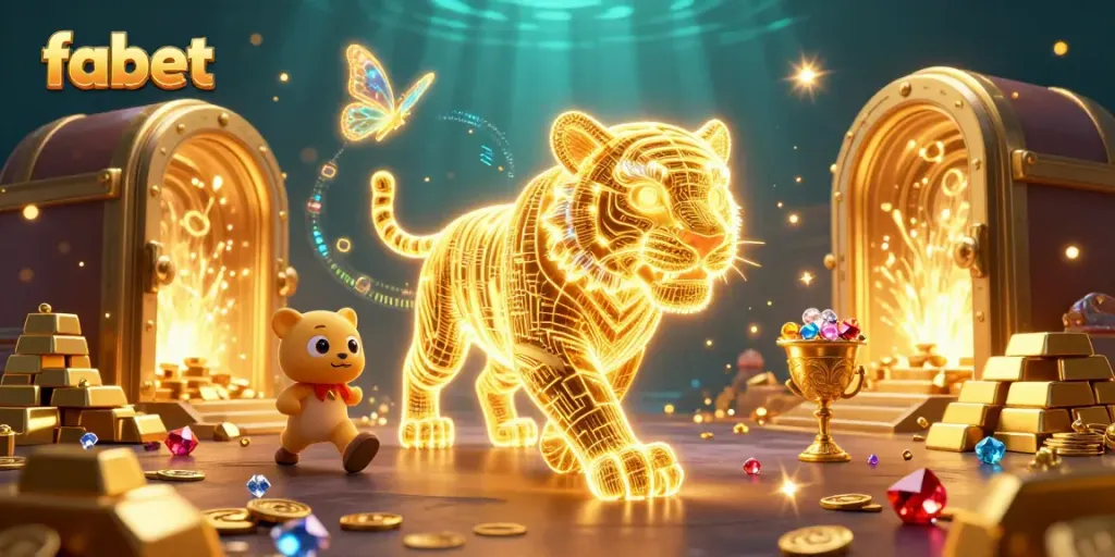 Experience fabet with captivating golden tiger energy and dazzling casino treasures.