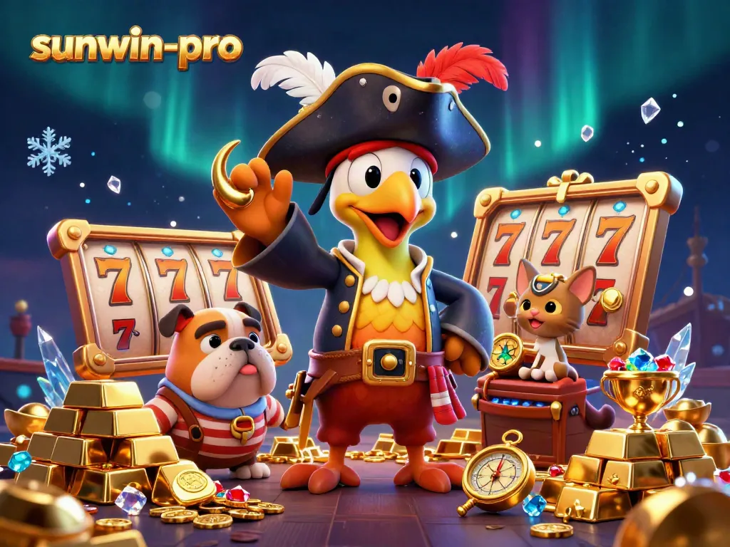 Experience exciting gaming moments with sunwin-pro featuring colorful slot elements and adorable characters.