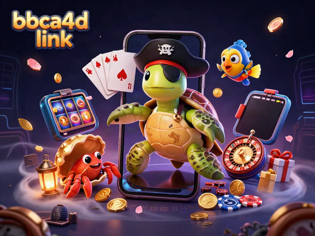 Mengoptimalkan pengalaman bermain dengan bbca4d link dalam ilustrasi kasino bawah laut yang kaya warna.