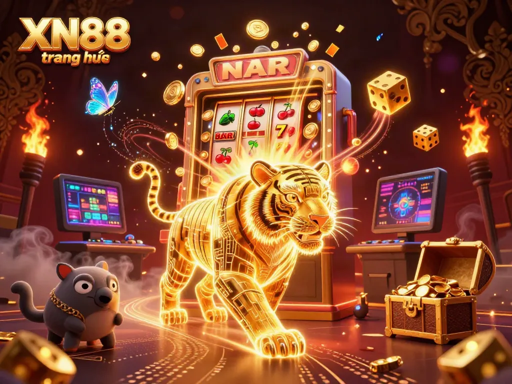 Experience thrilling gameplay with XN88 trang chủ in this vibrant digital casino scene.