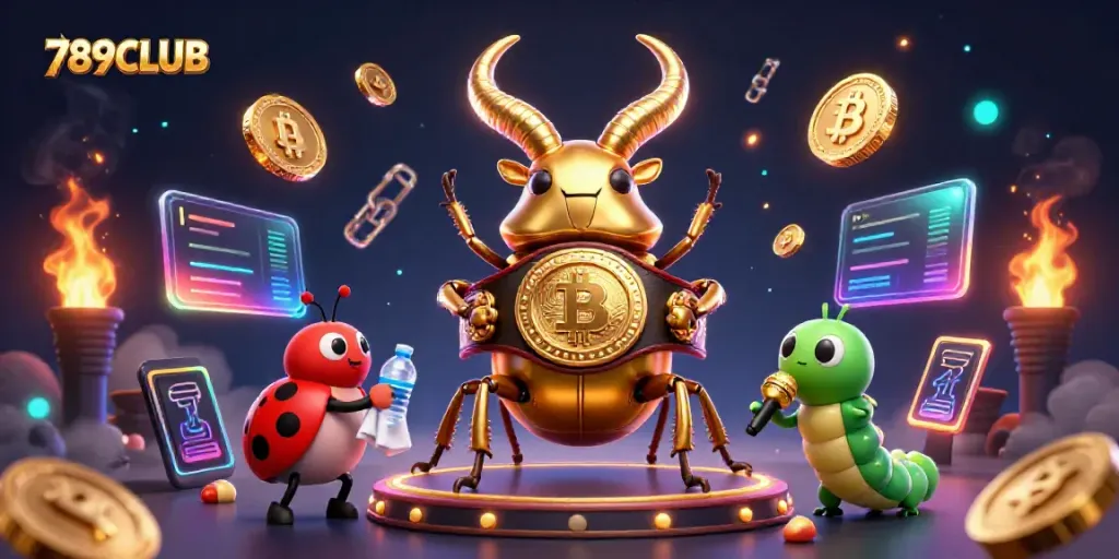 Experience thrilling gaming with 789CLUB's vibrant casino scene featuring dynamic characters.