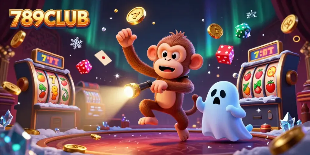 Experience thrilling gaming moments with 789CLUB at a haunted casino.