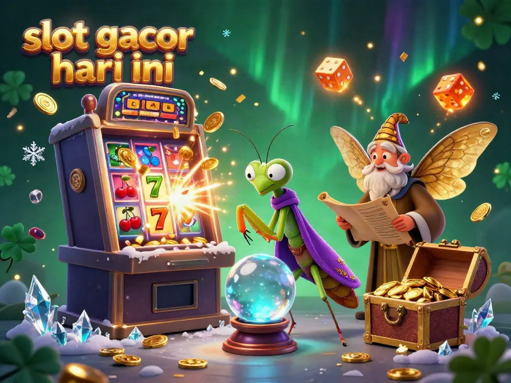 Experience the excitement of slot gacor hari ini with vibrant characters and dynamic casino elements.
