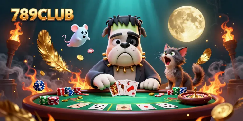 Experience dynamic gaming at 789CLUB with vibrant characters and thrilling casino elements in 3D.